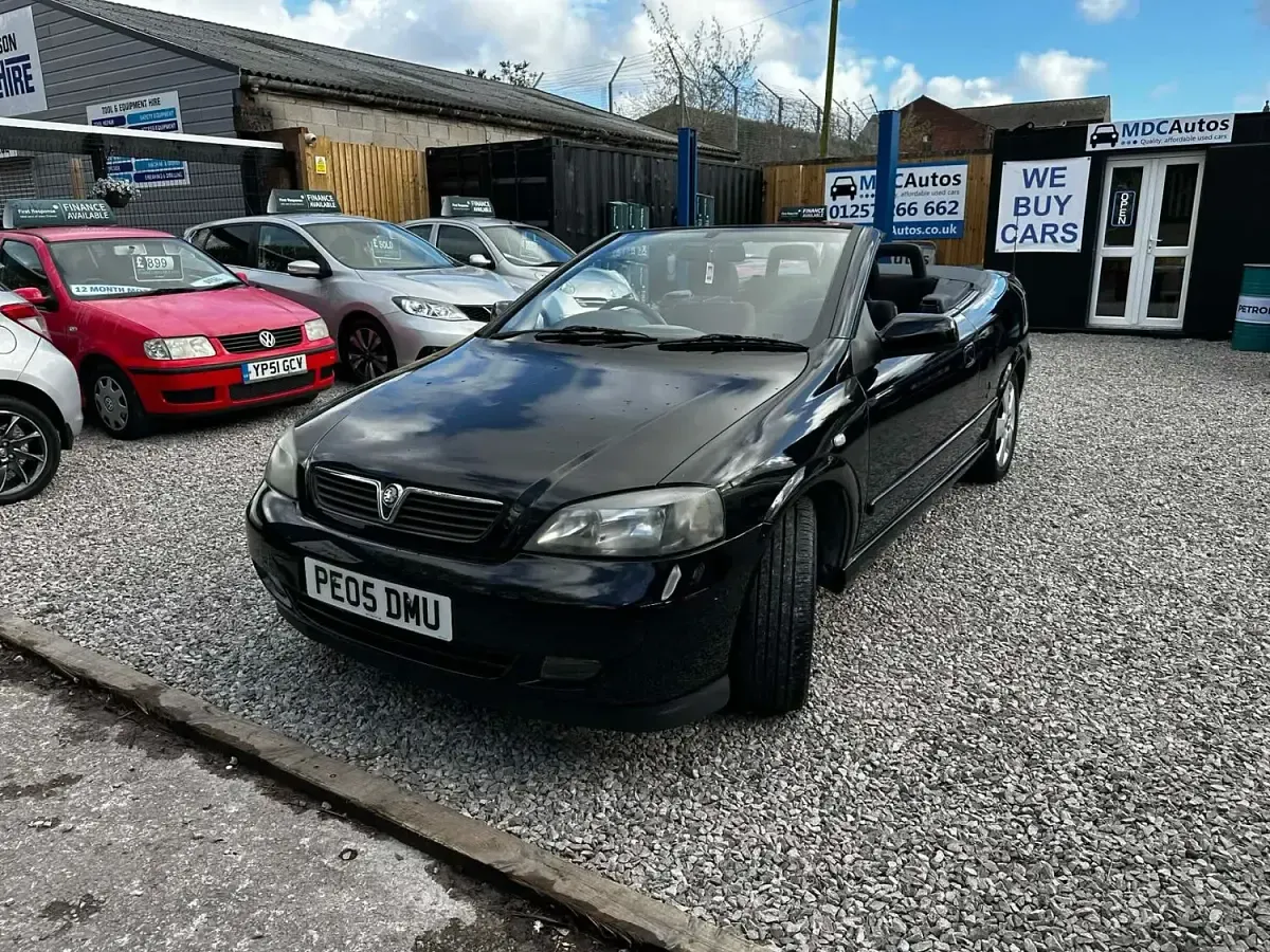 Used Vauxhall Astra Cabriolet 2005 Black Cabriolet