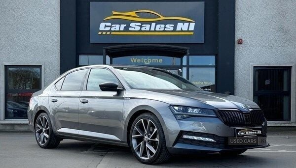 Grey Used 2022 Skoda Superb SportlinePlus Hatchback | £22,900 (Fair price) - Image 1/4