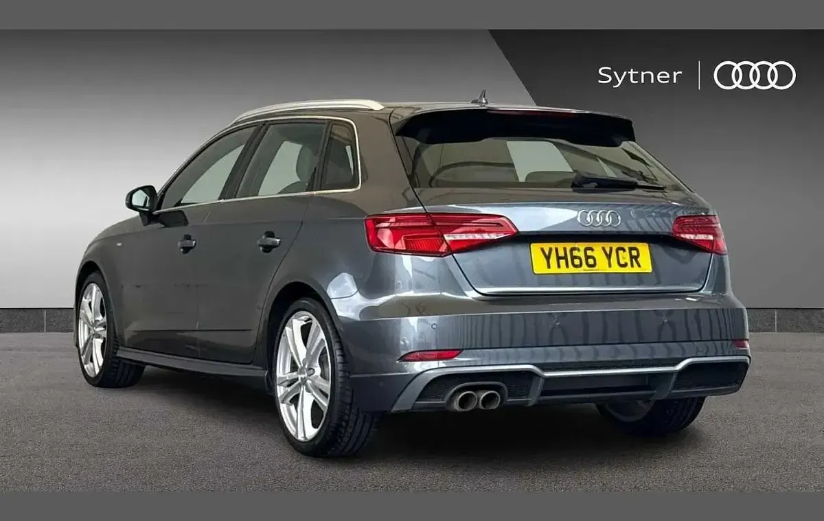 Used Audi A3 S-Line 147 HP (108 kW) 2016 Grey Hatchback