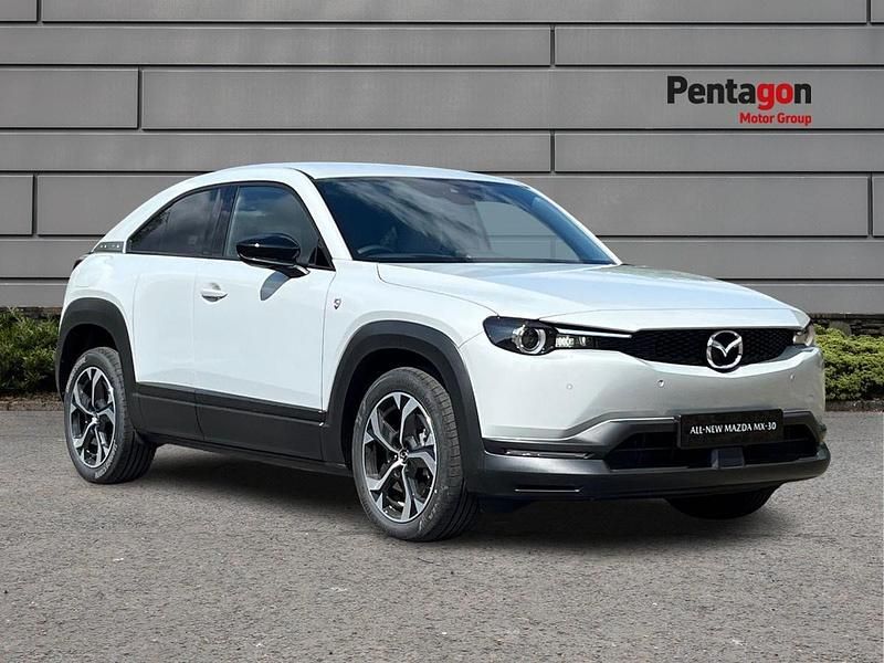 White Used 2025 Mazda MX30 Exclusive-Line SUV | £19,950 (Fair price) - Image 1/3