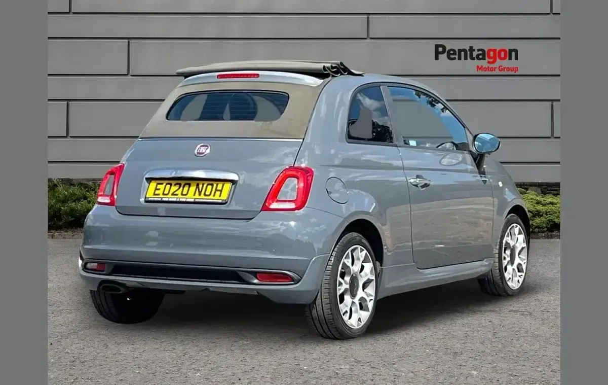 Used Fiat 500 Rock 84 HP (61 kW) 2020 Grey Cabriolet