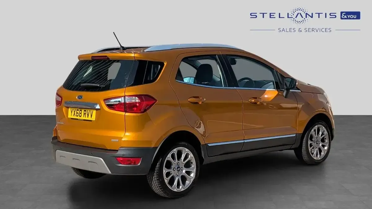 Used Ford Ecosport Titanium 123 HP (90 kW) 2018 Orange SUV