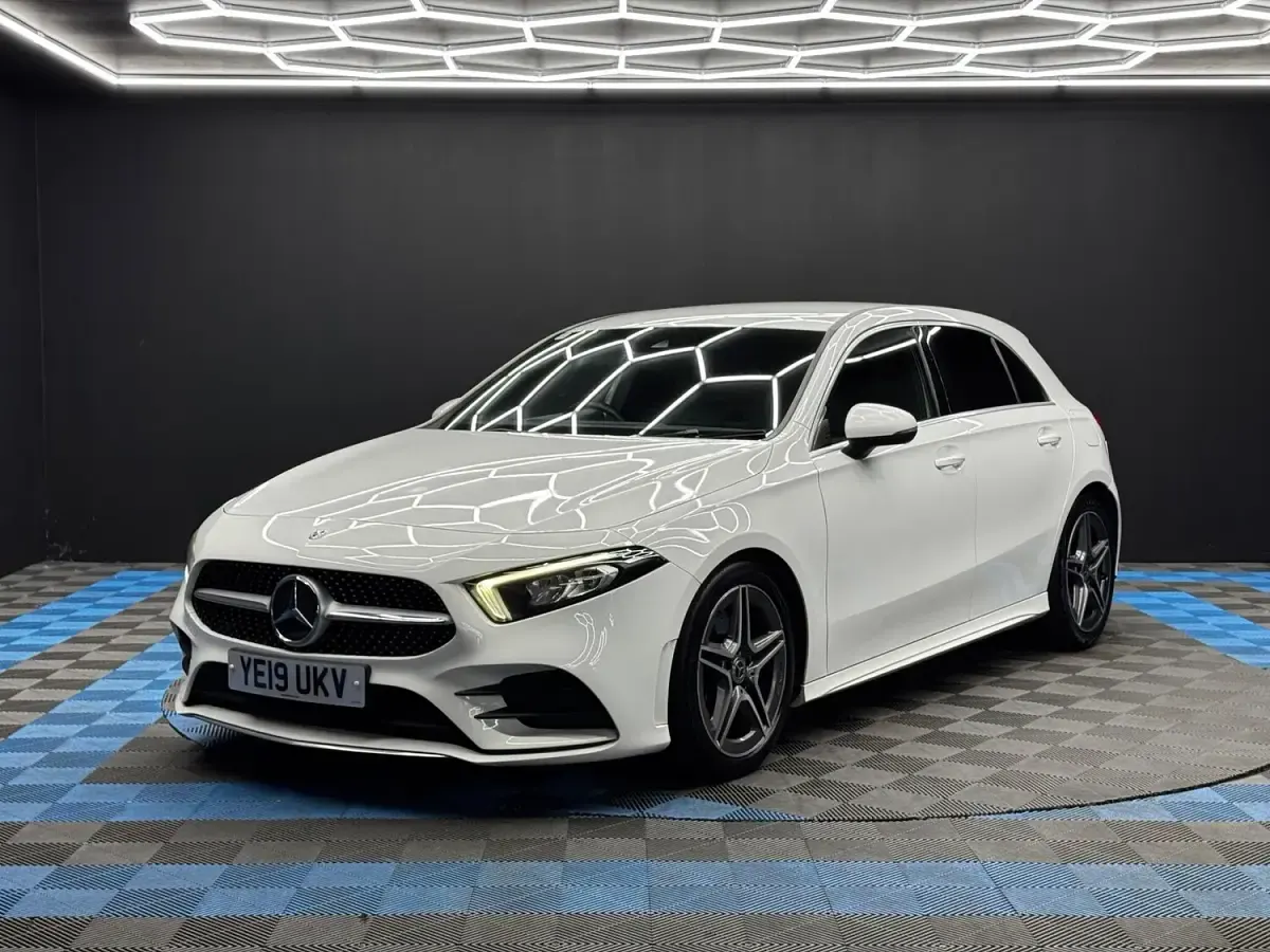 Used Mercedes A220 AMG line 2019 White Hatchback