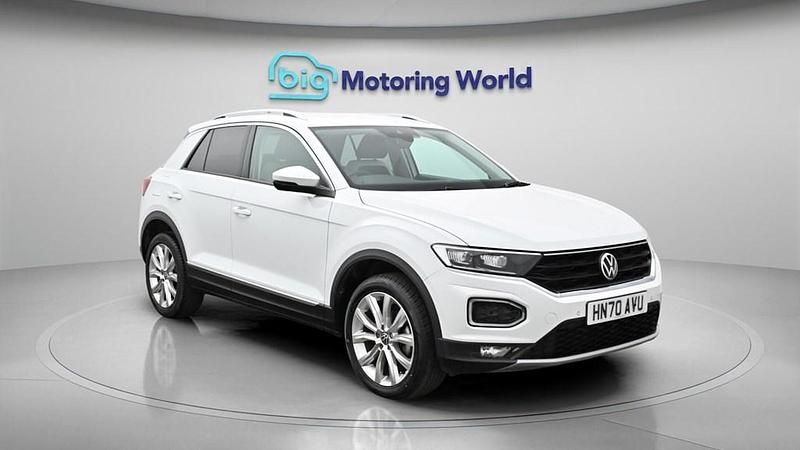 Used VW T-Roc SEL 150 HP (110 kW) 2021 White SUV