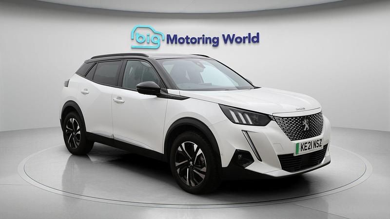 White Used 2021 Peugeot e-2008 GT SUV | £11,800 (Fair price) - Image 1/4