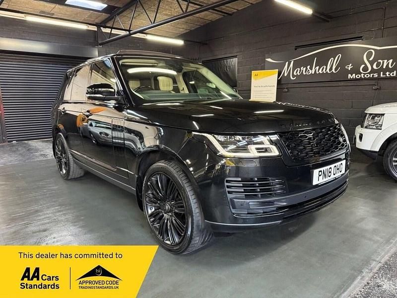 Black Used 2018 Land Rover Range Rover Vogue SUV | £27,299 (Fair price) - Image 1/2