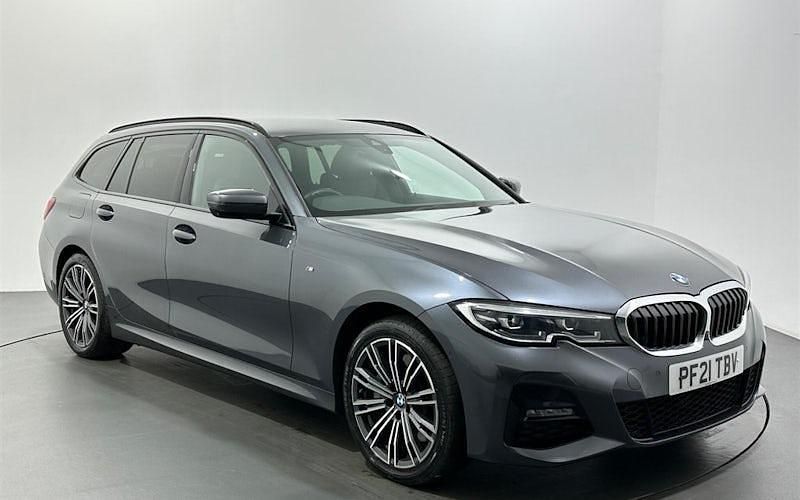 Grey Used 2021 BMW 330e M Sport Estate | £19,856 (Good price) - Image 1/3