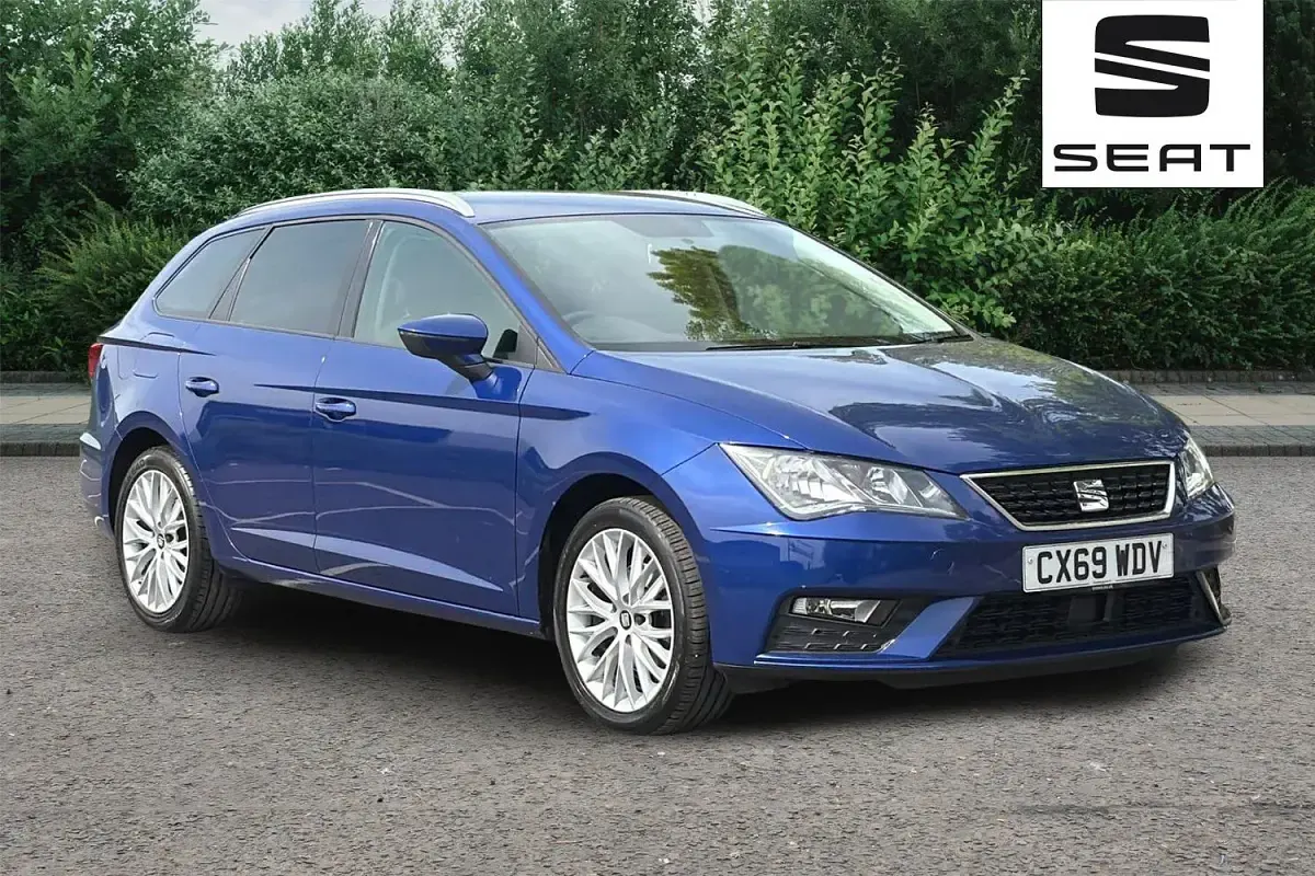 Begagnad Seat Leon SE Dynamic 130 HK (95 kW) 2019 Blå