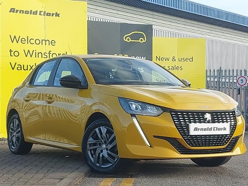 Yellow Used 2022 Peugeot 208 Active Premium Hatchback | £14,298 (Fair price) - Image 1/4