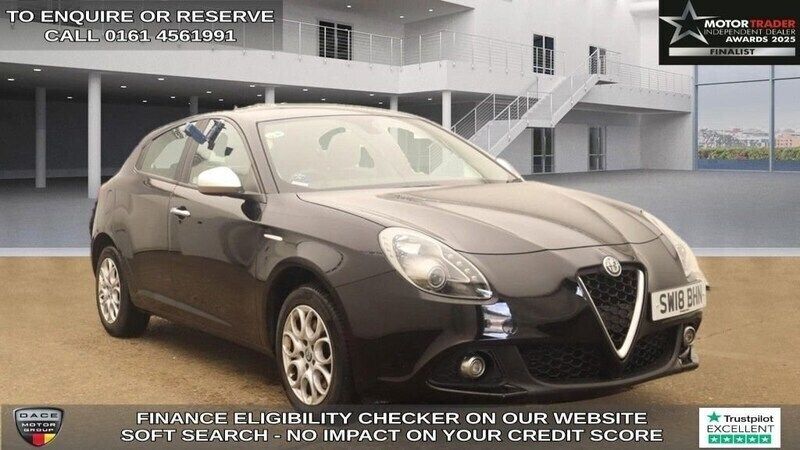 Black Used 2018 Alfa Romeo Giulietta Super Hatchback | £8,970 (Good price) - Image 1/4