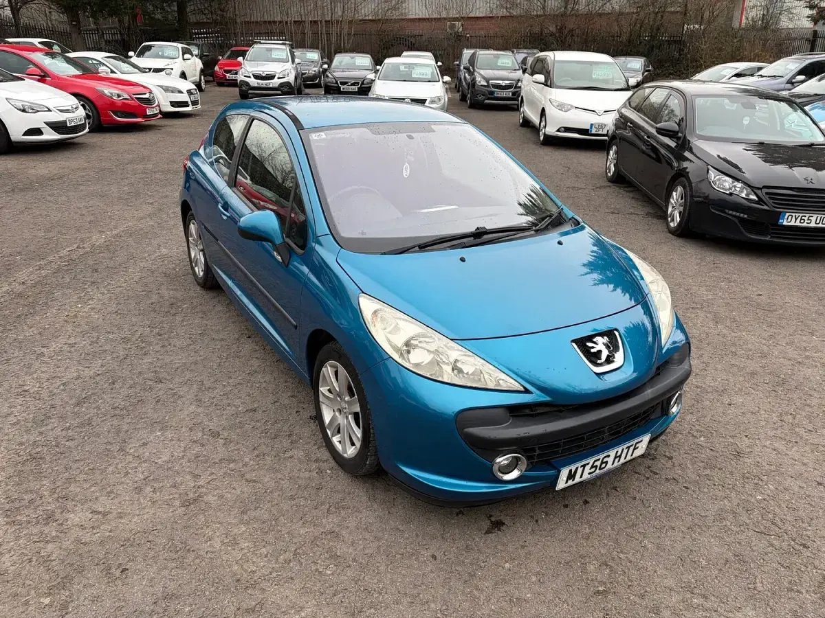Used Peugeot 207 Sport 120 HP (88 kW) 2007 Blue Hatchback