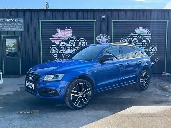 Used Audi Q5 S-line plus 150 HP (110 kW) 2017 Blue SUV