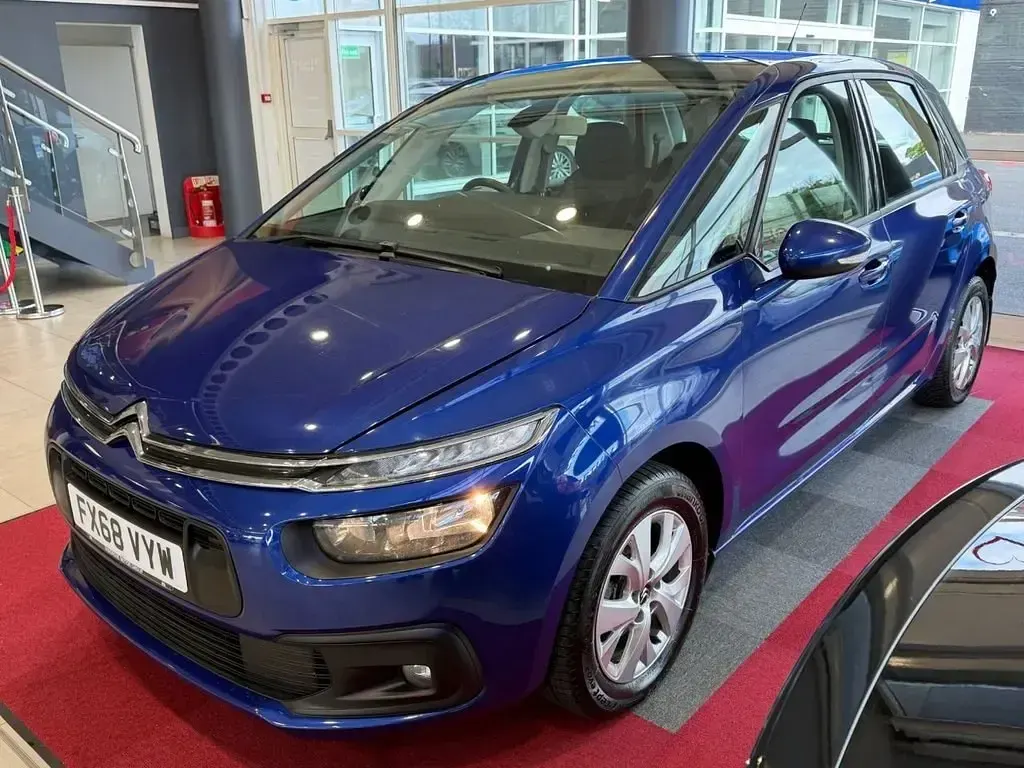 Usado Citroën C4 Touch 130 HP (95 kW) 2018 Azul Monovolume