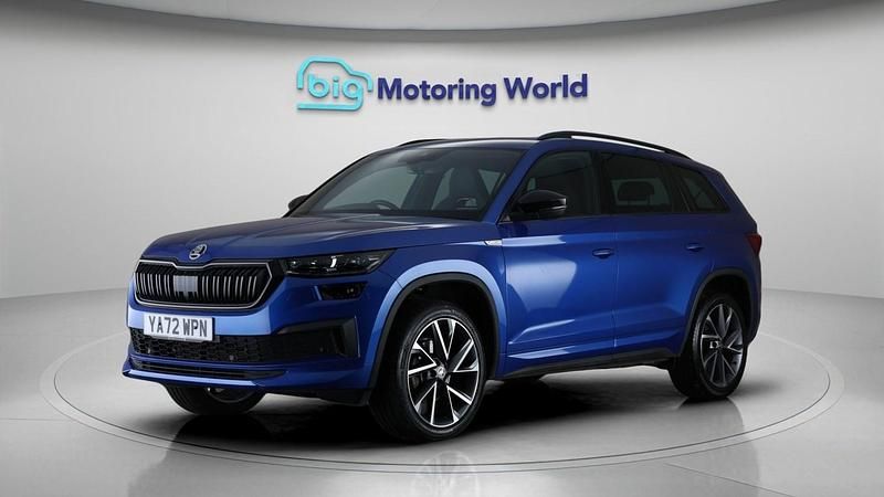 Used Skoda Kodiaq SportLine 150 HP (110 kW) 2023 Blue SUV