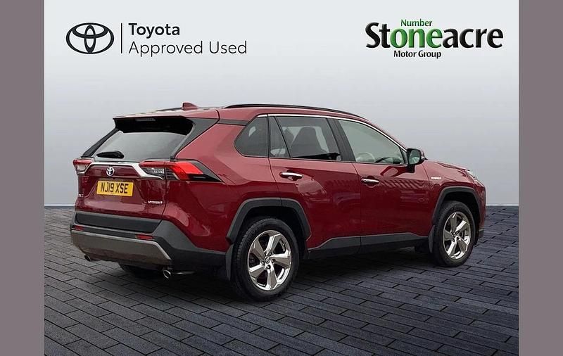 Used Toyota RAV4 Hybrid 218 HP (160 kW) 2019 Red SUV