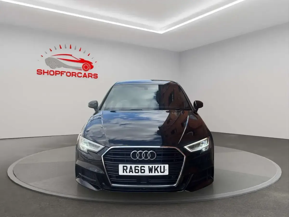 Used Audi A3 S-Line 150 HP (110 kW) 2017 Black Hatchback