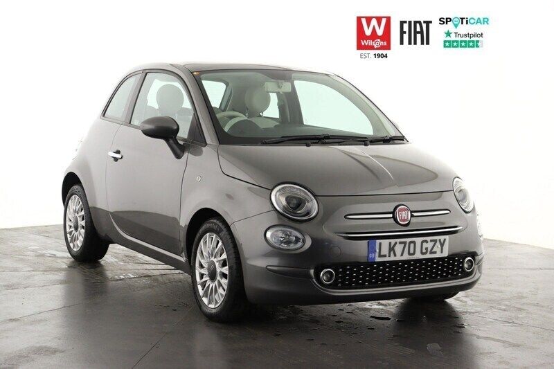 Grey Used 2020 Fiat 500 Lounge Hatchback | £9,199 (Fair price) - Image 1/3