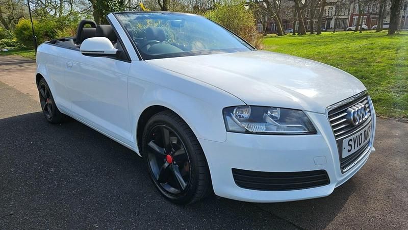 White Used 2010 Audi A3 Cabriolet Cabriolet | £3,995 (Fair price) - Image 1/4