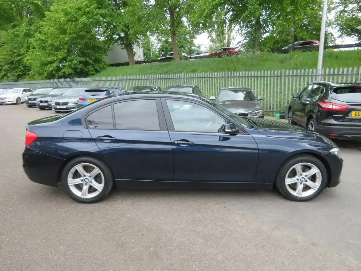 Used BMW 330 2015 Blue Sedan