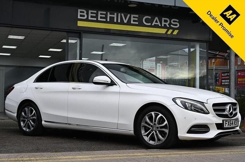 White Used 2014 Mercedes C220 Sedan | £8,650 (Fair price) - Image 1/4