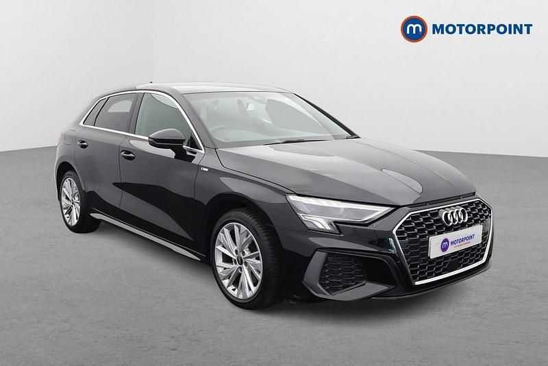 Black Used 2022 Audi A3 e-tron S-Line Hatchback | £21,449 (Fair price) - Image 1/1