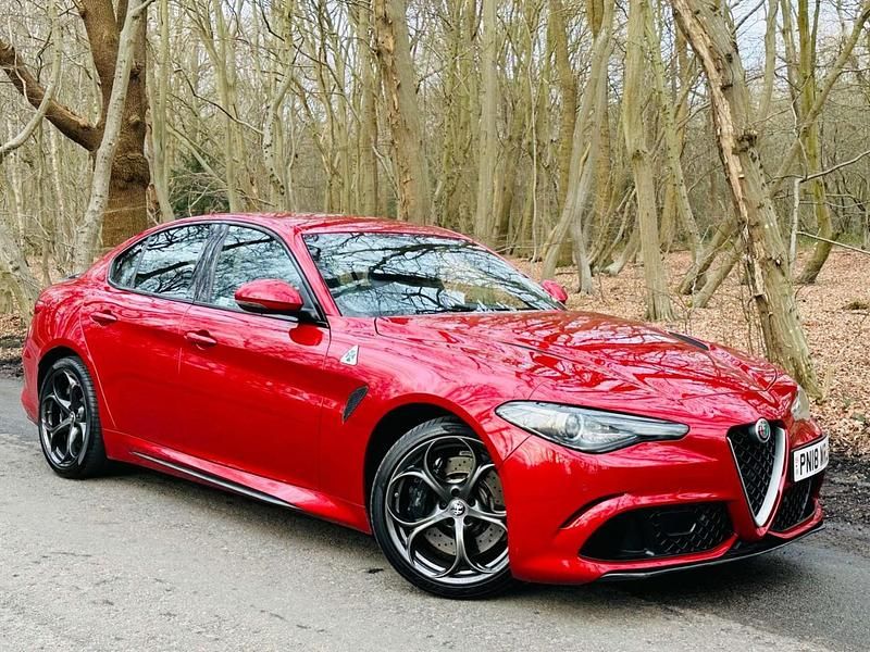 Used Alfa Romeo Giulia Quadrifoglio 510 HP (375 kW) 2018 Red Sedan