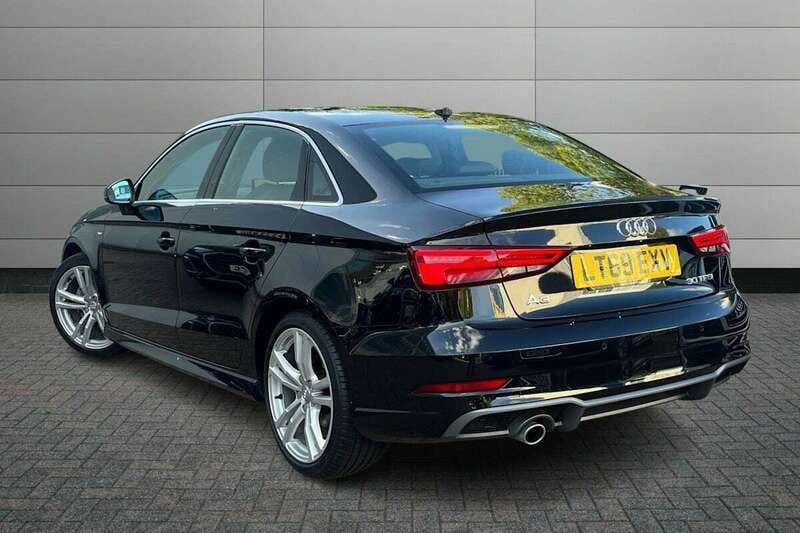 Used Audi A3 S-Line 116 HP (85 kW) 2019 Black Sedan