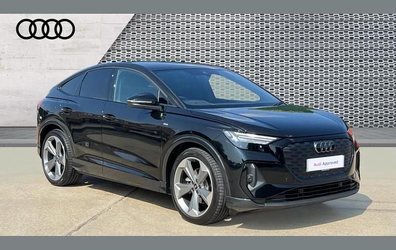 Black Used 2024 Audi Q4 Sportback e-tron Black Edition SUV | £33,290 - Image 1/4