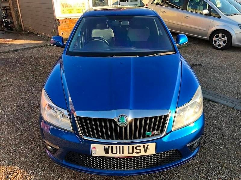 Used Skoda Octavia vRS 200 HP (147 kW) 2011 Blue Hatchback