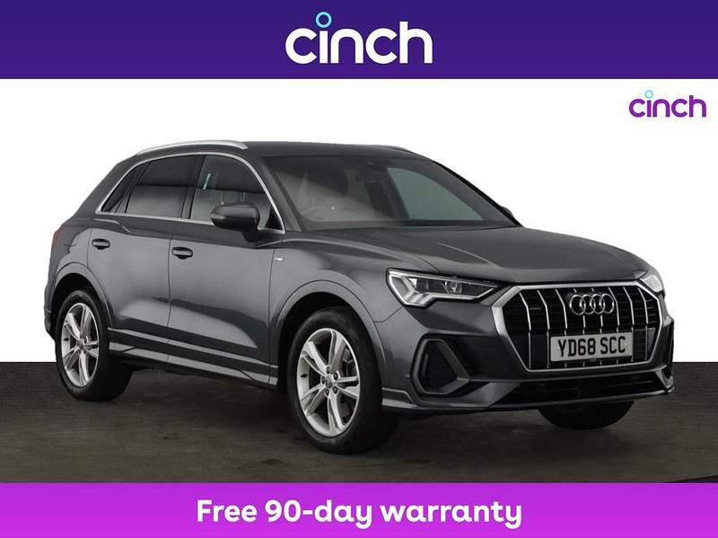 Grey Used 2019 Audi Q3 S-Line SUV | £22,199 (Fair price) - Image 1/3