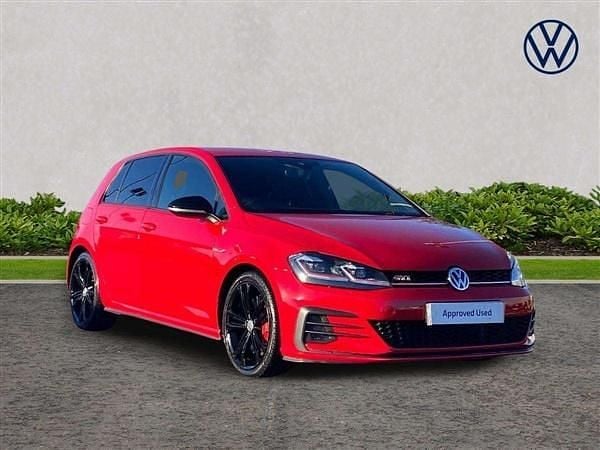 Red Used 2019 VW Golf VII GTI Hatchback | £20,970 (Fair price) - Image 1/4
