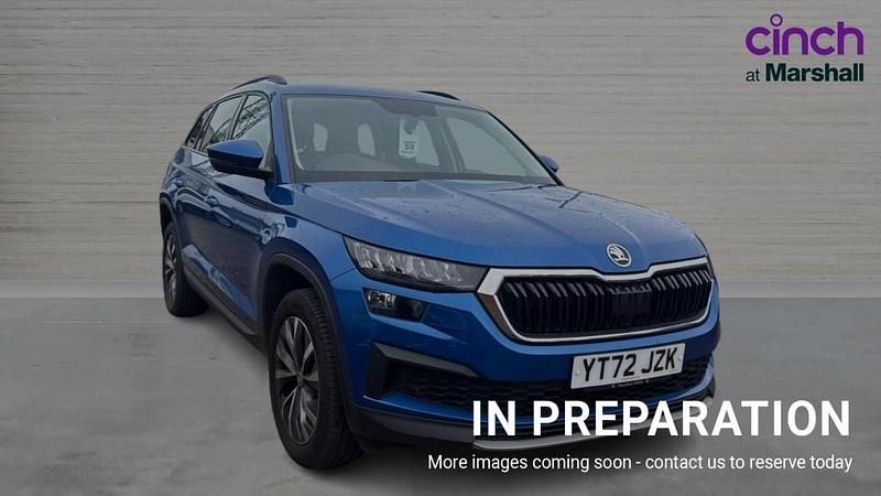 Used Skoda Kodiaq SE Drive 150 HP (110 kW) 2022 Blue SUV