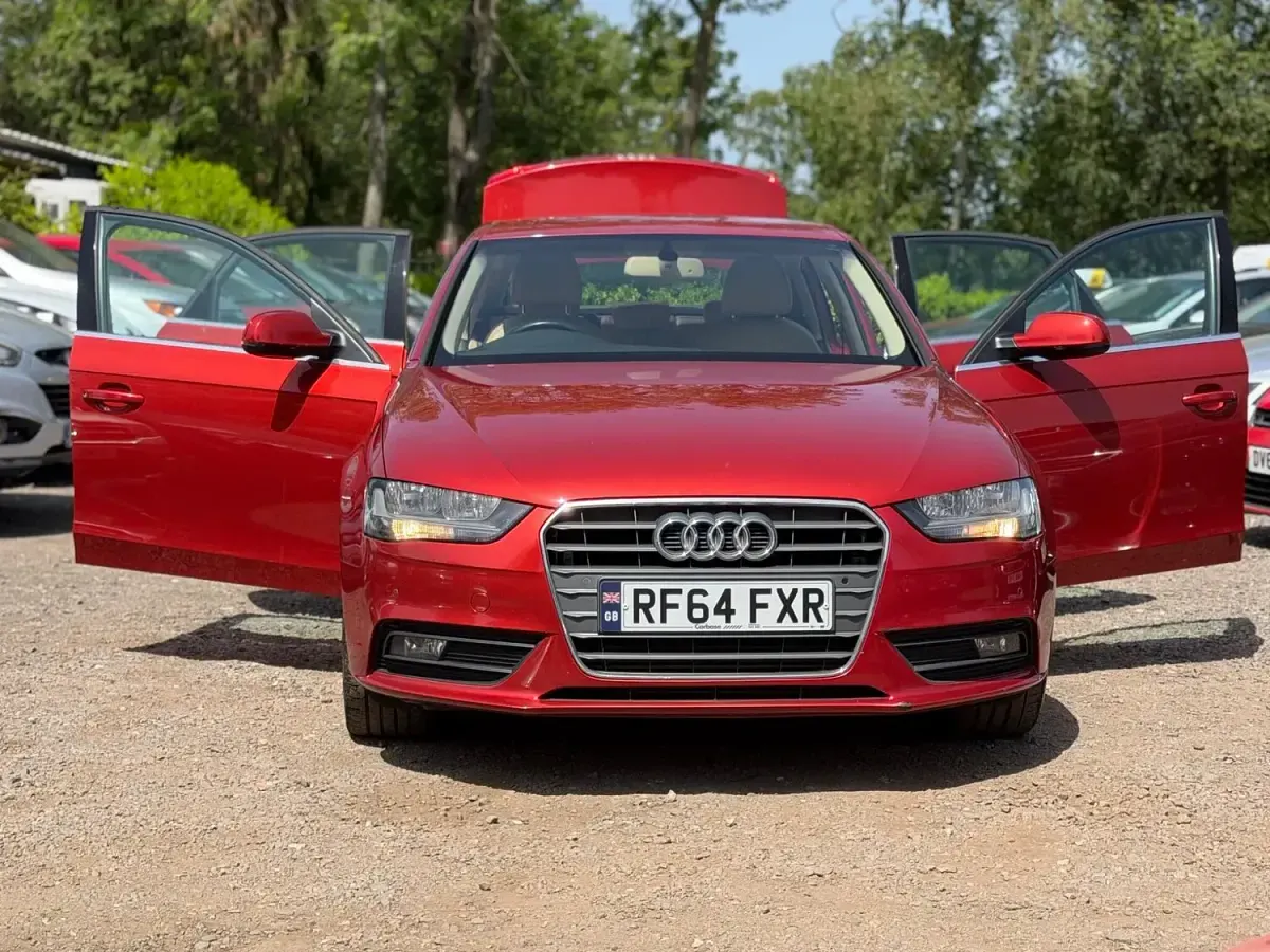 Used Audi A4 177 HP (130 kW) 2015 Red Sedan