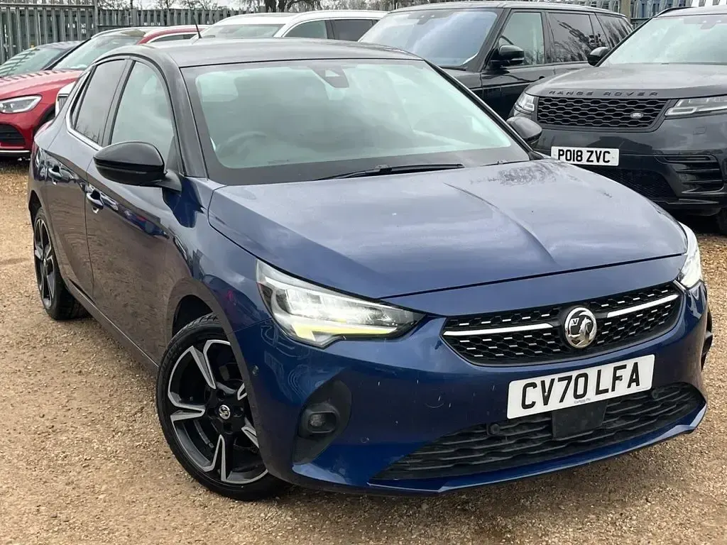 Used Vauxhall Corsa Elite 101 HP (74 kW) 2020 Blue Hatchback