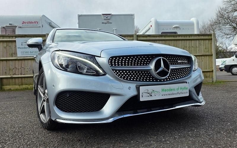 Used Mercedes C250 AMG Line Premium Plus 204 HP (150 kW) 2017 Silver Cabriolet