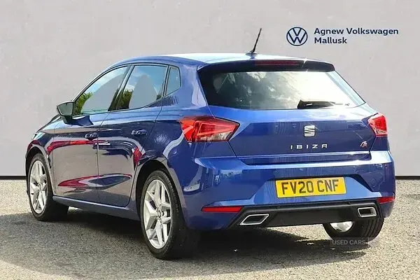 Used Seat Ibiza FR 95 HP (69 kW) 2020 Blue Hatchback