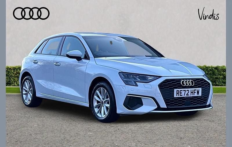 Begagnad Audi A3 108 HK (79 kW) 2022 Vit Sedan