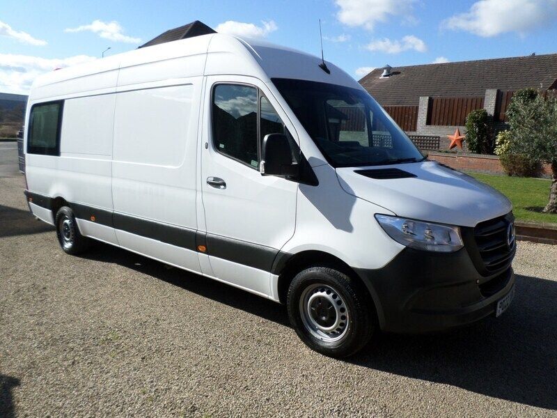 White Used 2021 Mercedes Sprinter Progressive Van | £21,995 (Fair price) - Image 1/4