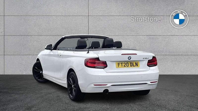 Used BMW 218 Sport Line 190 HP (139 kW) 2020 White Cabriolet
