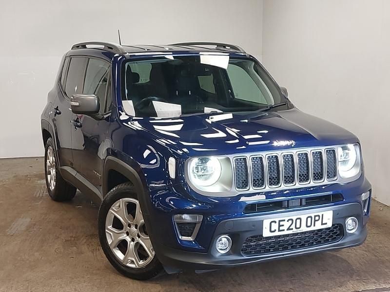 Blue Used 2020 Jeep Renegade Limited SUV | £11,998 (Fair price) - Image 1/4