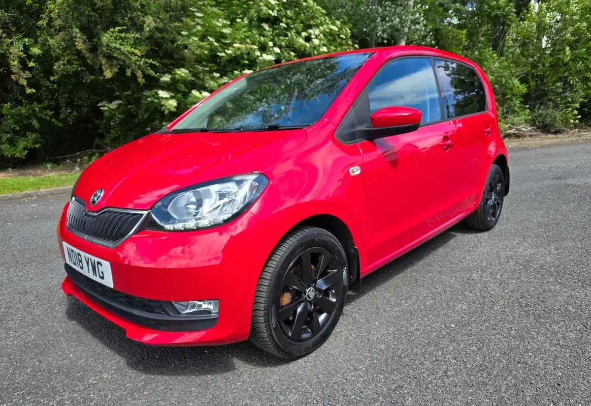 Used Skoda Citigo Colour Edition 60 HP (44 kW) 2018 Red Hatchback