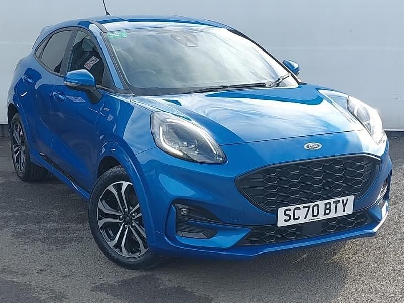 Blue Used 2021 Ford Puma ST-Line Hatchback | £14,698 (Fair price) - Image 1/4