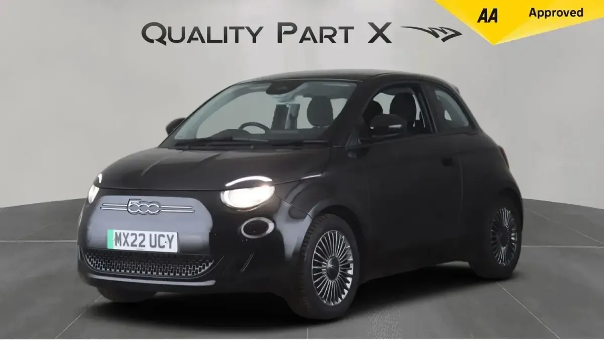 Used Fiat 500e Icon 86 kW (118 HP) 2022 Black Hatchback