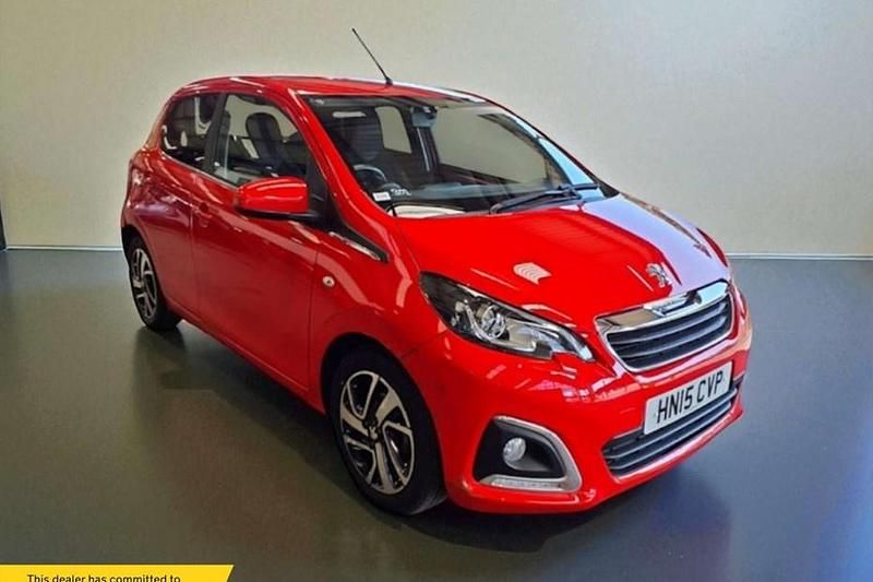 Red Used 2015 Peugeot 108 Allure Hatchback | £5,450 (Fair price) - Image 1/1