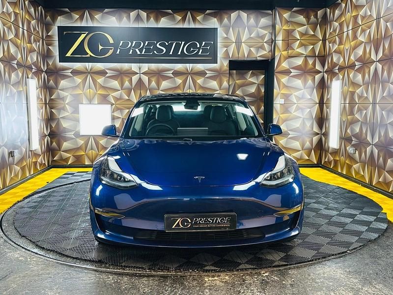 Used Tesla Model 3 Long Range AWD 366 kW (498 HP) 2021 Blue Sedan