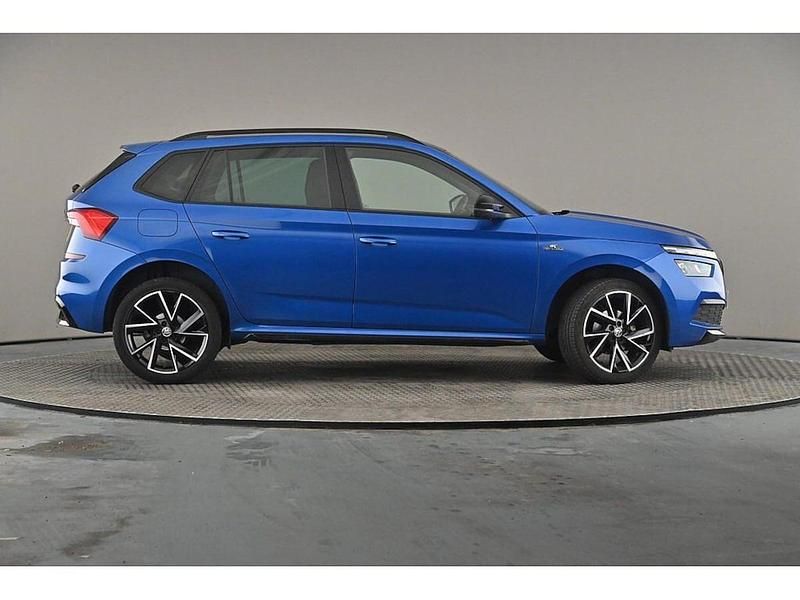 Used Skoda Kamiq Monte Carlo 147 HP (108 kW) 2022 Race blue metallic SUV
