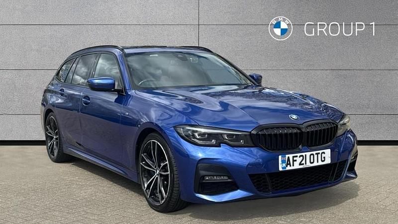 Used BMW 320 M Sport 181 HP (133 kW) 2021 Blue Estate