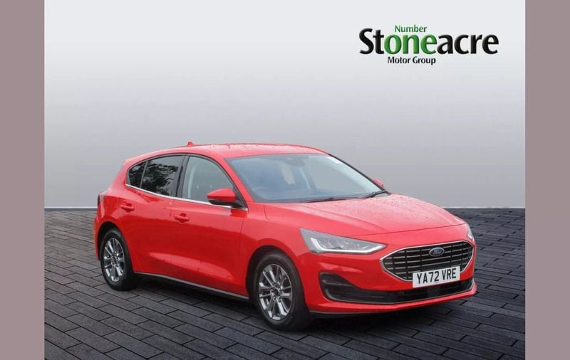Red Used 2023 Ford Focus Titanium Hatchback | £14,990 (Fair price) - Image 1/4