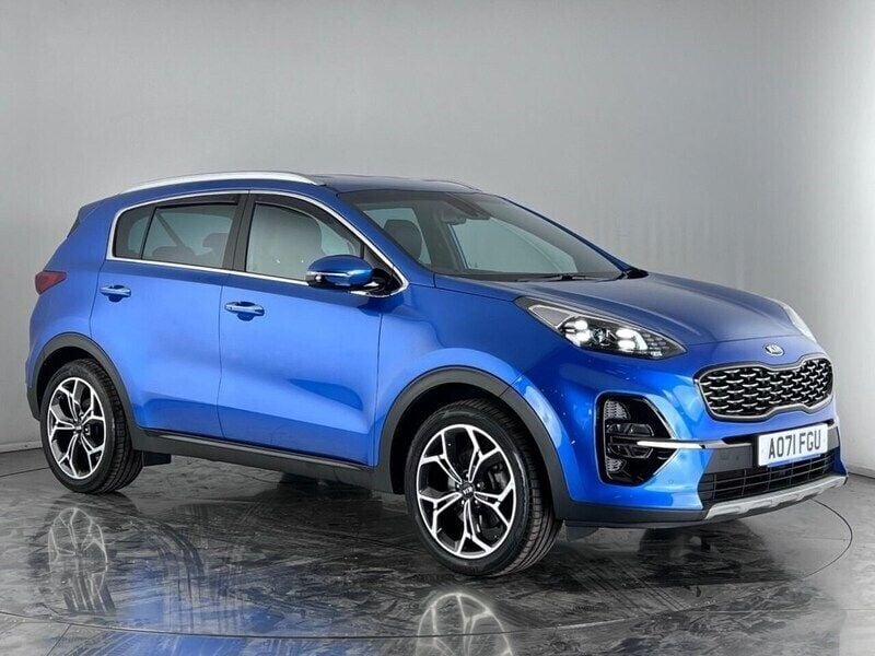 Blue Used 2021 Kia Sportage GT-Line SUV | £16,600 (Fair price) - Image 1/3