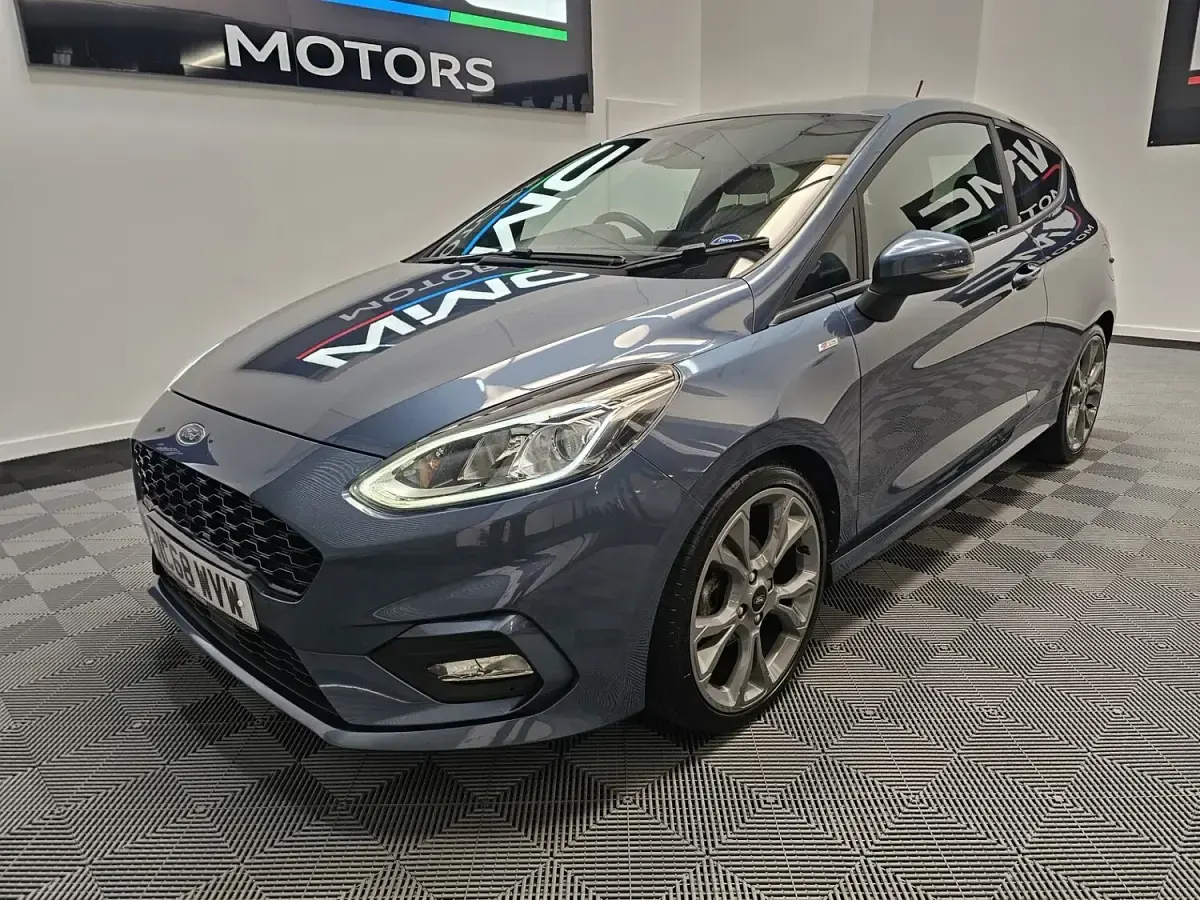 Używany Ford Fiesta ST-Line X 140 KM (102 kW) 2019 Niebieski Hatchback